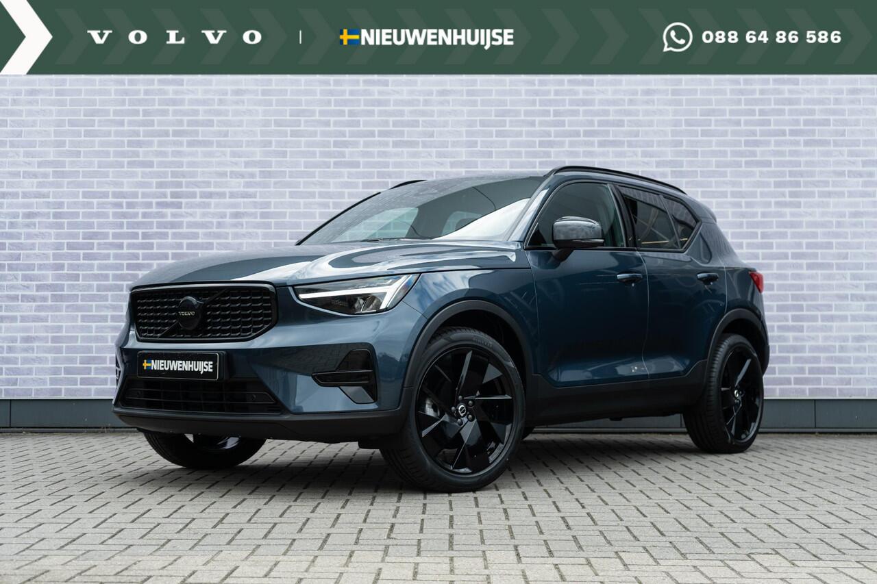 Volvo XC40 B4 Plus Black Edition 197 pk | Op voorraad | Extra getint glas | 20" velgen | Connect suède-textiel/Microtech-bekleding | Google Maps en Google Play Store