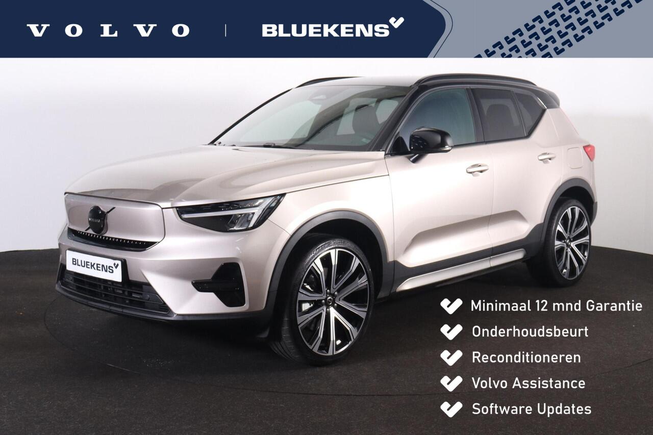 Volvo XC40 Extended Range Plus 82 kWh - IntelliSafe Assist & Surround - Parkeercamera achter - Verwarmde voorstoelen & stuur - Parkeersensoren voor & achter - Draadloze tel. lader - Warmtepomp - Extra getint glas - Elektr. inklapbare trekhaak - 21' LMV