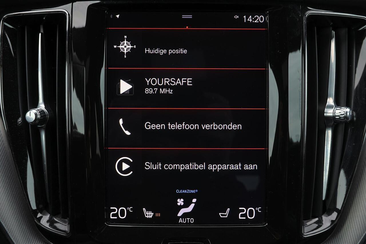 Volvo XC60 T5 R-Design - Harman/Kardon audio - Adaptieve LED koplampen - Parkeercamera achter - Verwarmde voorstoelen - Parkeersensoren voor & achter - Elektr. bedienb. bestuurdersstoel met geheugen - Cruise control - Extra getint glas - 19' LMV