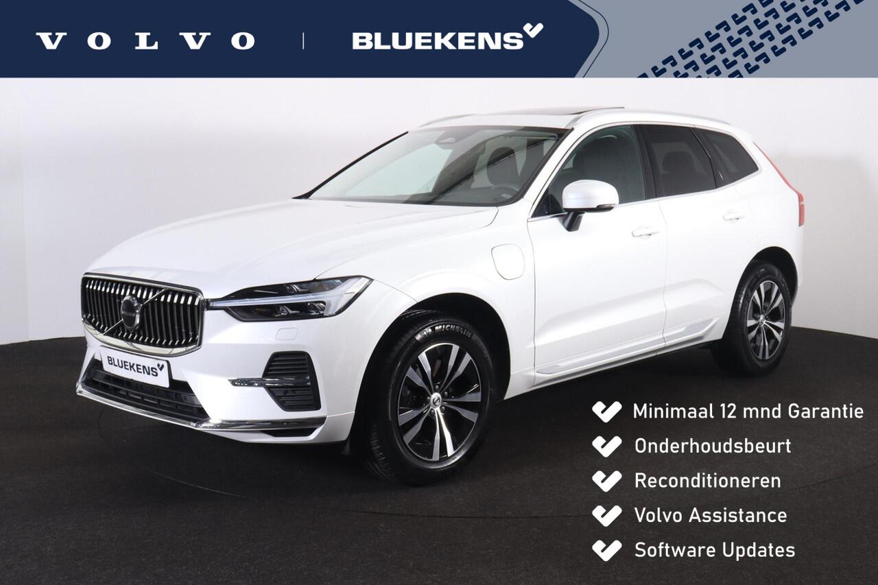 Volvo XC60 T6 Recharge AWD Core Bright - Panorama/schuifdak - IntelliSafe Assist - Harman/Kardon audio - Adaptieve LED koplampen - Parkeercamera achter - Verwarmde voorstoelen & stuur - Parkeersensoren voor & achter - Draadloze tel. lader - Extra getint glas - Elekt