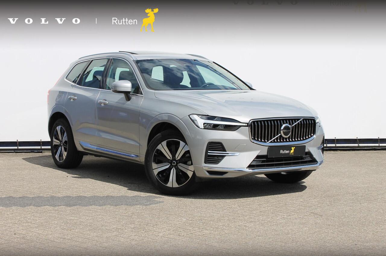 Volvo XC60 T6 350PK Long Range Plug-in hybrid AWD Plus Bright Panoramisch schuif-kanteldak / Google infotainment / Lederen bekleding / Parkeersensoren voor en achter met parkeercamera / Road Sign information / Cruise Control