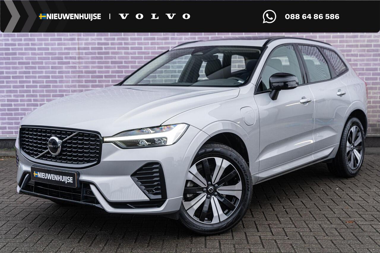 Volvo XC60 2.0 T6 Plug-in hybrid AWD Plus Dark | Google | Long Range | Schuif-/Kanteldak | Camera | Trekhaak | Adaptieve Cruise Control | Lederen Bekleding | Elek. Stoelen | Stoelverwarming Voor + Achter | Zitverlenging | Stuurverwarming | Memory | 19" LM