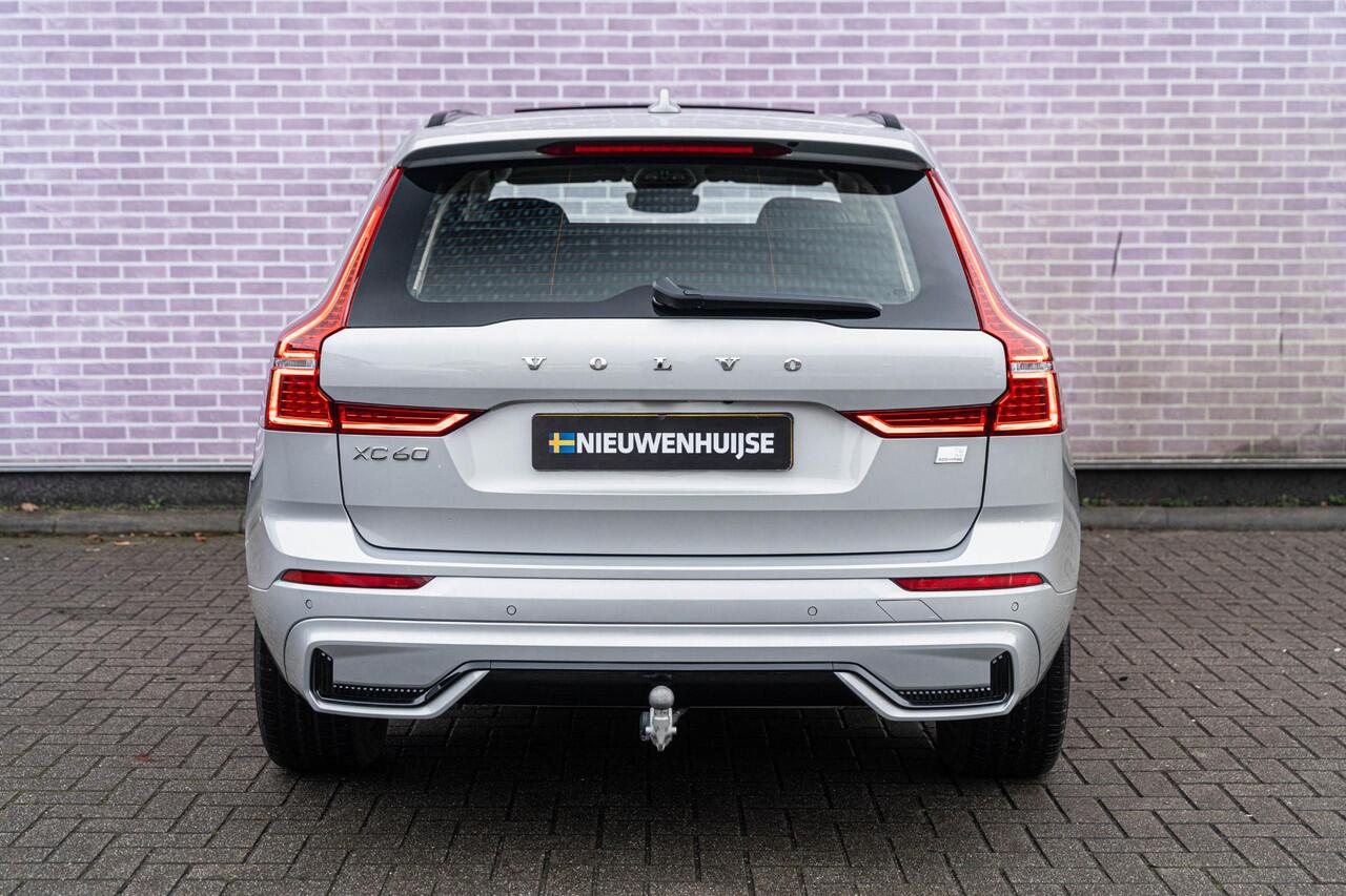 Volvo XC60 2.0 T6 Plug-in hybrid AWD Plus Dark | Google | Long Range | Schuif-/Kanteldak | Camera | Trekhaak | Adaptieve Cruise Control | Lederen Bekleding | Elek. Stoelen | Stoelverwarming Voor + Achter | Zitverlenging | Stuurverwarming | Memory | 19" LM