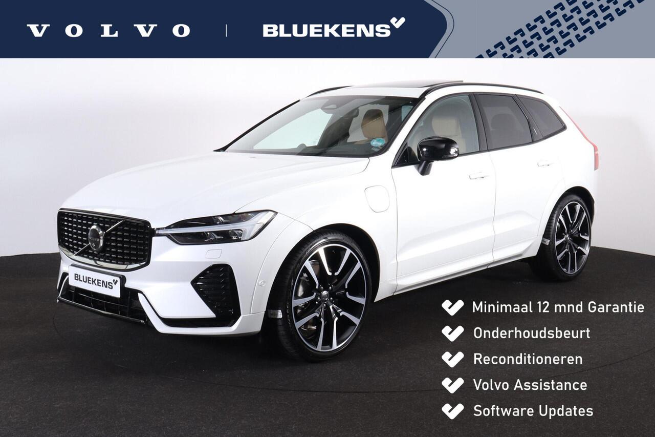 Volvo XC60 T8 Recharge AWD Ultimate Dark - LONG RANGE - Luchtvering - Panorama/schuifdak - IntelliSafe Assist & Surround - 360º Camera - Bowers & Wilkins audio - Verwarmde voorstoelen, stuur & achterbank - Parkeersensoren voor & achter - Elektr. bedienb. voorstoelen