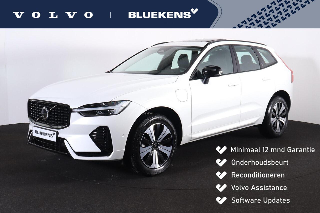 Volvo XC60 T6 Recharge AWD Plus Dark - Panorama/schuifdak - IntelliSafe Assist & Surround - 360º Camera - Verwarmde voorstoelen, stuur & achterbank - Parkeersensoren voor & achter - Elektr. bedienb. voorstoelen met geheugen - Draadloze tel. lader - Elektr. inklapbar