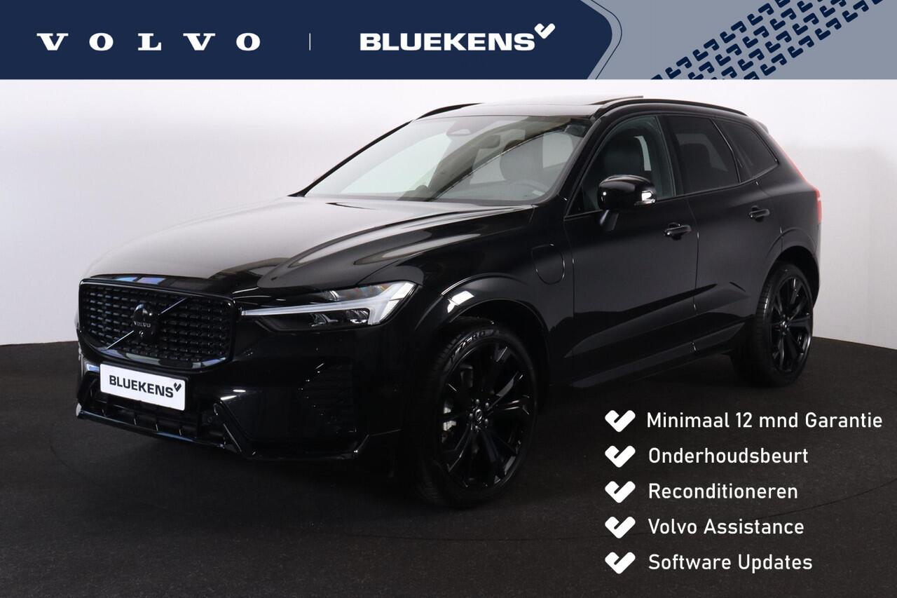 Volvo XC60 T8 Recharge AWD Ultimate Black Edition - LONG RANGE - Panorama/schuifdak - IntelliSafe Assist & Surround - 360º Camera - Adaptieve LED koplampen - Verwarmde voorstoelen, stuur & achterbank - Parkeersensoren voor & achter - Elektr. bedienb. voorstoelen met