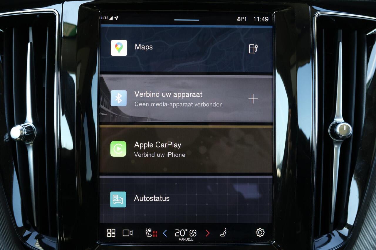 Volvo XC60 T8 Recharge AWD Ultimate Dark - LONG RANGE - Panorama/schuifdak - IntelliSafe Assist & Surround - 360º Camera - Verwarmde voorstoelen, stuur & achterbank - Parkeersensoren voor & achter - Elektr. bedienb. voorstoelen met geheugen - Head up display - Draad