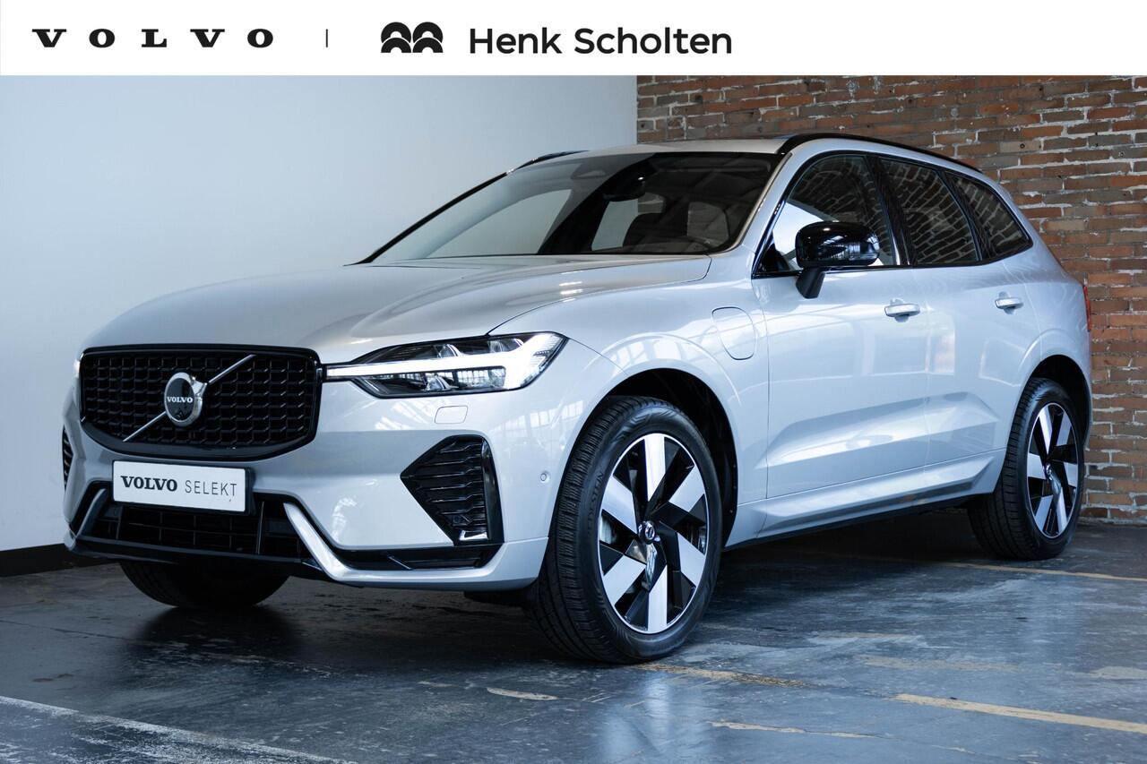 Volvo XC60 T6 Plug-in hybrid AWD Ultra Dark | Panoramadak met Schuif-/Kantelfunctie | Semi- Elektrische Trekhaak | Verwarmde Voorstoelen, Stuurwiel en Achterbank | Harman Kardon Premium Audio | 360 graden Camera | Adaptieve Cruise Control | Draadloze Telefoonlader