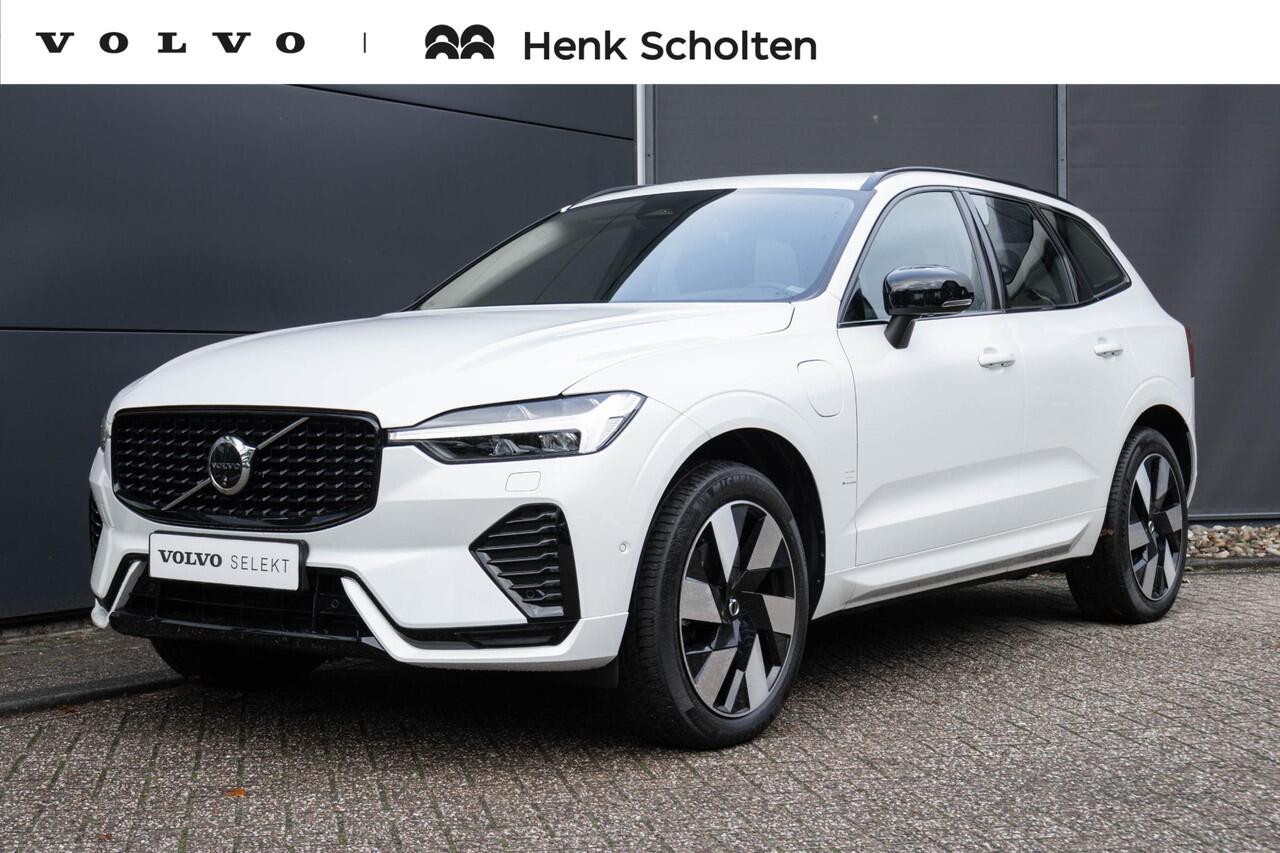 Volvo XC60 T6 AWD Automaat Ultimate Dark | Panoramadak met schuif-/kantelfunctie | Trekhaak semi-elektrisch | Premium audio by Harman Kardon | Verwarmbare Voor- En Achterstoelen | Verwarmbaar stuurwiel | 360 Graden Camera | Apple Carplay/Android Auto | Adaptieve C