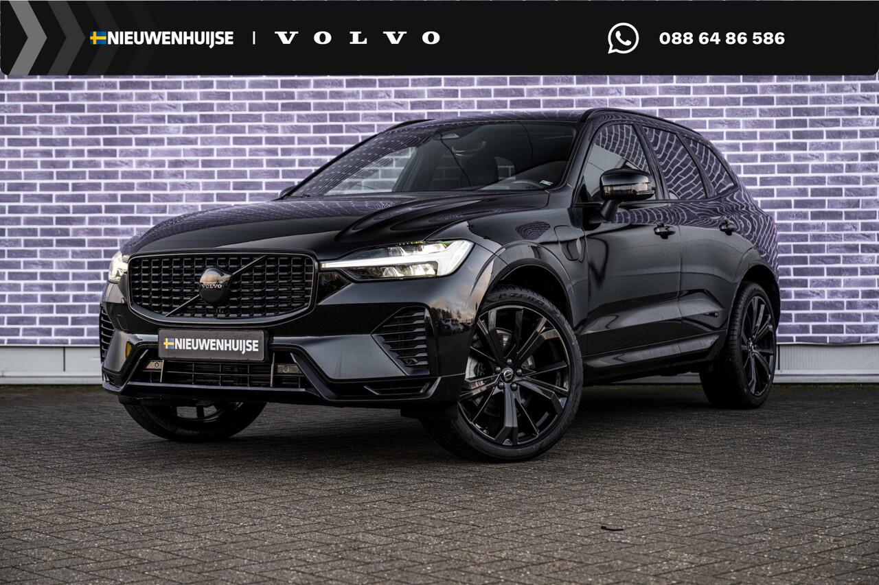 Volvo XC60 2.0 T6 Plug-in hybrid AWD Plus Black Edition | Adaptieve Cruise Control | Donker Glas | Panoramadak | Stoel en Stuurverwarming | Dodehoek Detectie | 21" |