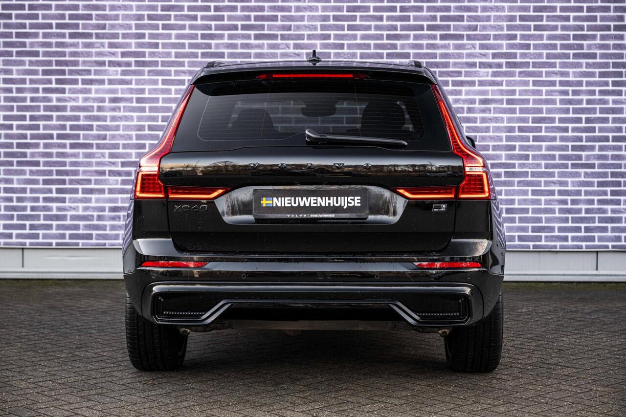 Volvo XC60 2.0 T6 Plug-in hybrid AWD Plus Black Edition | Adaptieve Cruise Control | Donker Glas | Panoramadak | Stoel en Stuurverwarming | Dodehoek Detectie | 21" |