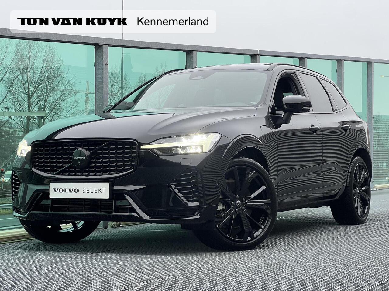 Volvo XC60 2.0 T8 Plug-in hybrid AWD Ultra Black Edition PHEV, Automaat, Luchtvering, Bowers & Wilkins audio, Gelaagde zijruiten, 360 graden parkeercamera, Stoelmassage, Stoelventilatie, Trekhaak semi elektrisch, Extra getinte ramen vanaf B-stijl