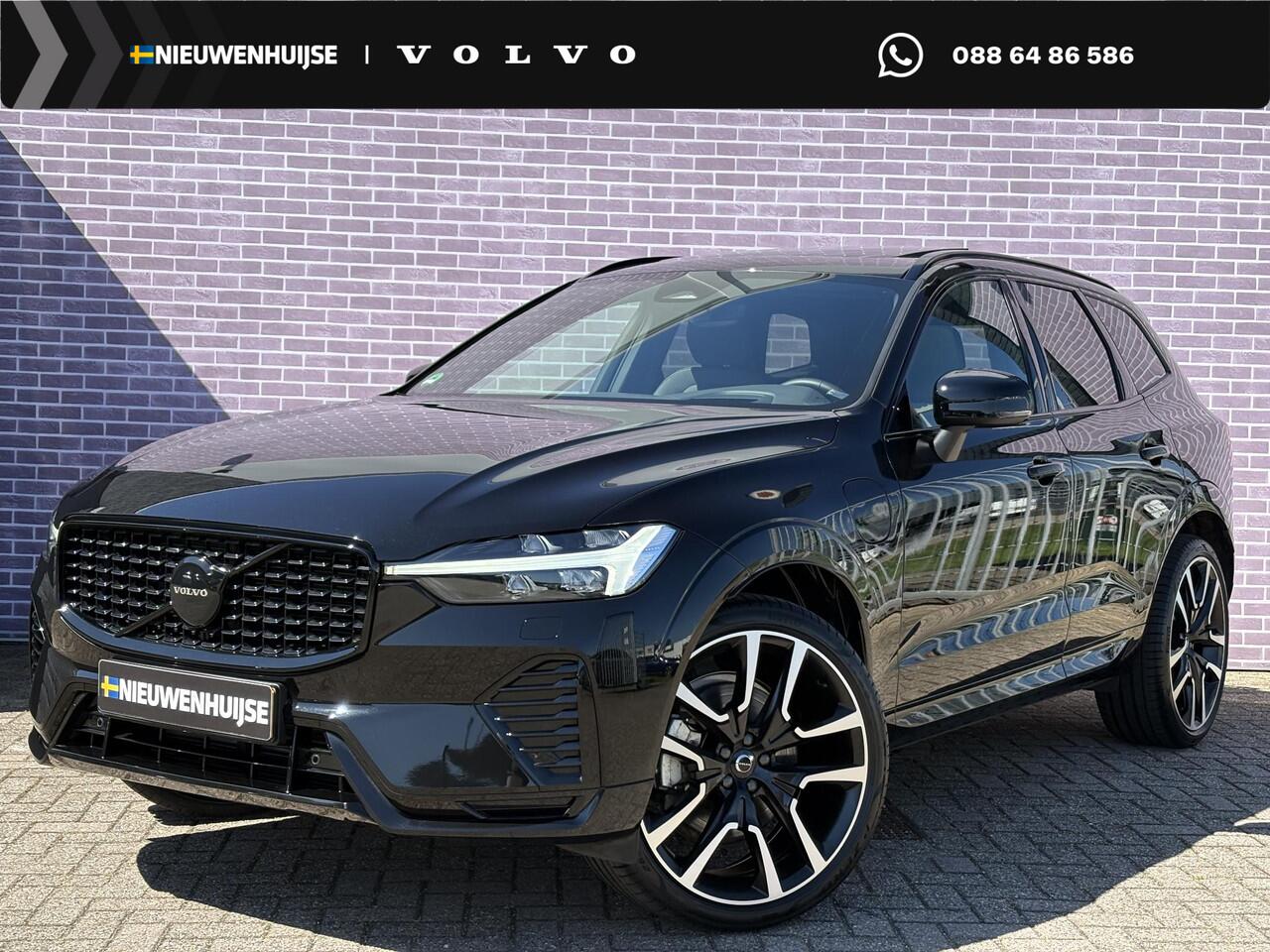 Volvo XC60 2.0 T6 Plug-in hybrid AWD Ultra Black Edition | 22"velgen | Trekhaak | Adaptieve Cruise Control | Panoramadak | Harman Kardon Audio | Parkeercamera | Stoel-/Stuurverwarming | Dodehoek Detectie |