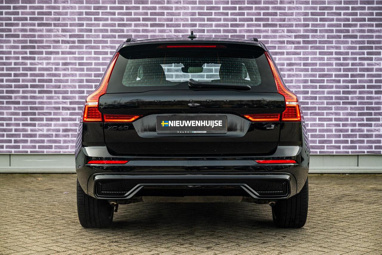 Volvo XC60 2.0 T6 Plug-in hybrid AWD Plus Black Edition | Adaptieve Cruise Control | Panoramadak | Stoel en Stuurverwarming | Dodehoek Detectie | 21" |