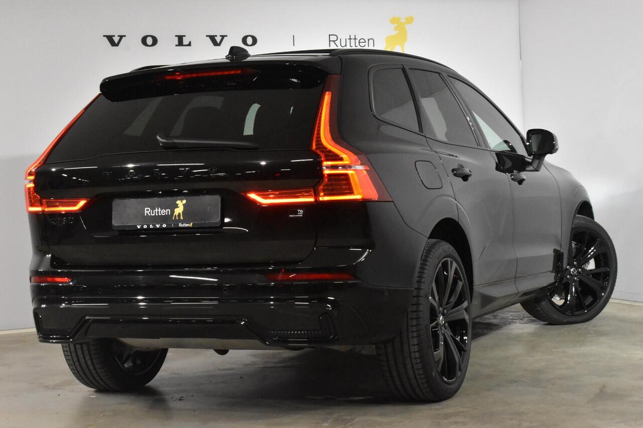 Volvo XC60 T6 350PK Plug-in hybrid AWD Ultra Black Edition / Navigatie / Leder / 360 Camera / Head up display / Luchtvering / Panorama dak / LM Velgen /