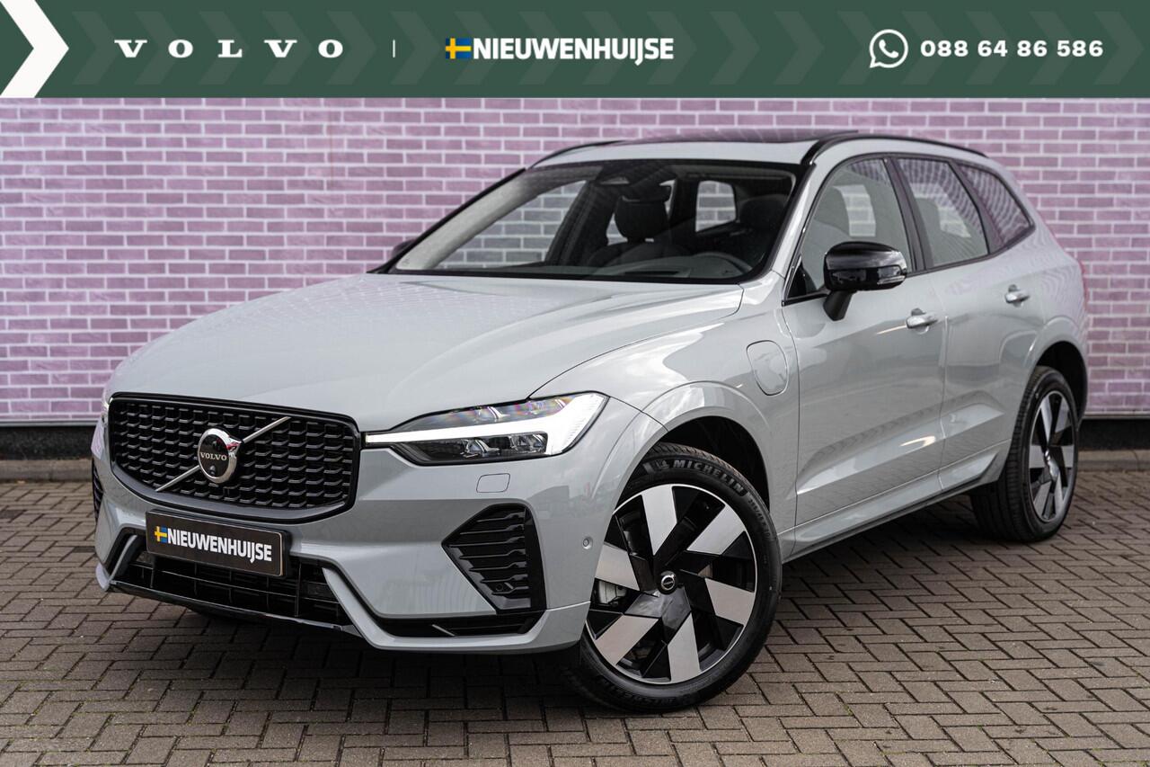 Volvo XC60 2.0 T6 Plug-in hybrid AWD Ultra Dark Luchtvering | Harman Kardon Audio | Trekhaak | Schuif- / Kanteldak | Stoel- / Stuurverwarming Voor + Achter | 360 Camera | Adaptive Cruise | Long Range | Google | Carplay | Dodehoekdetectie