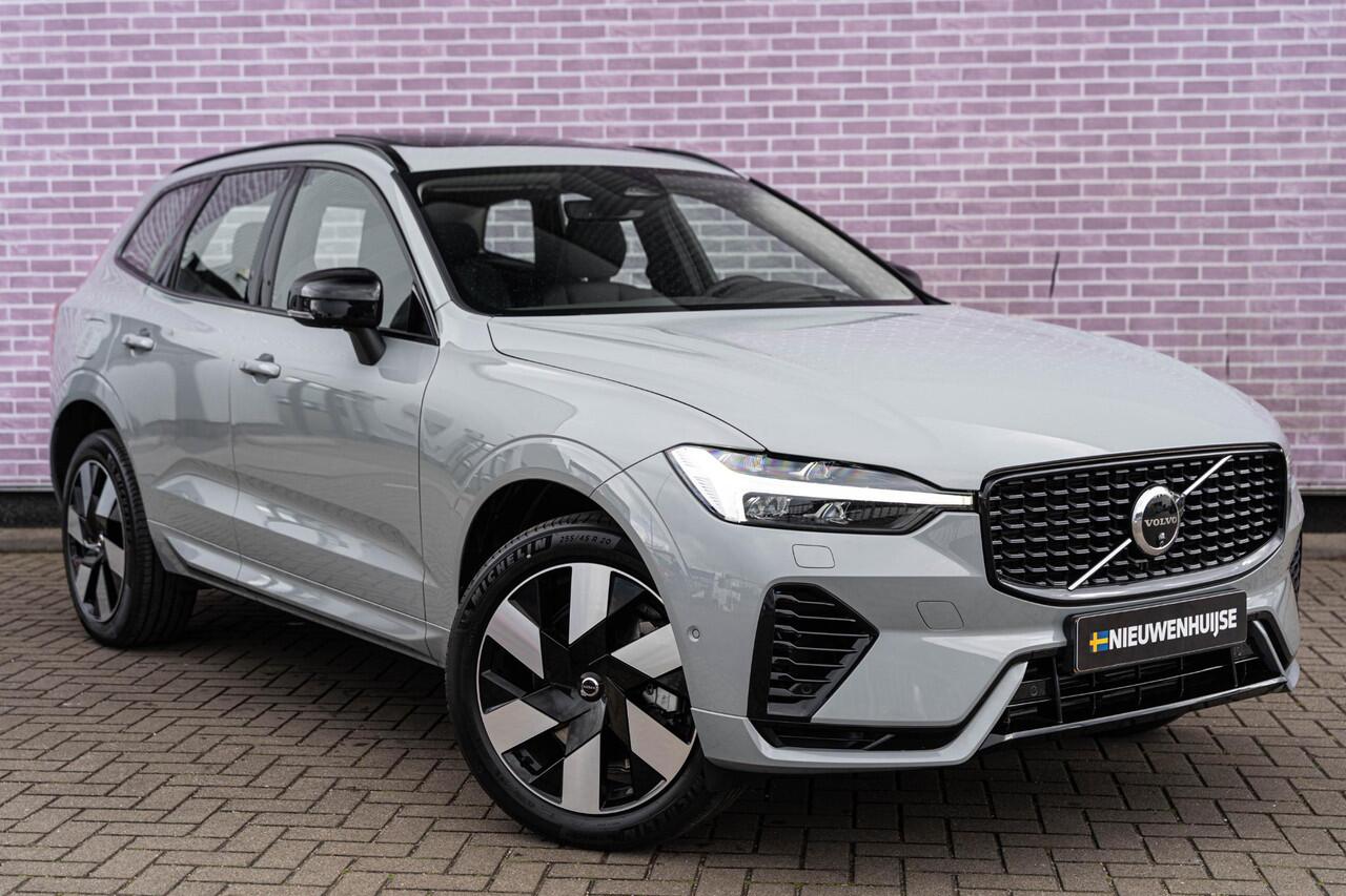 Volvo XC60 2.0 T6 Plug-in hybrid AWD Ultra Dark Luchtvering | Harman Kardon Audio | Trekhaak | Schuif- / Kanteldak | Stoel- / Stuurverwarming Voor + Achter | 360 Camera | Adaptive Cruise | Long Range | Google | Carplay | Dodehoekdetectie