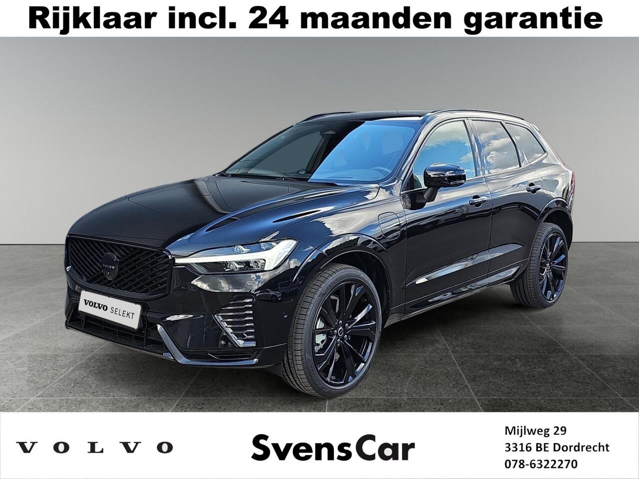 Volvo XC60 2.0 T6 Plug-in hybrid AWD Ultra Black Edition | Luchtvering | Bowers & Wilkins Audio | Extra getint glas | Nappa lederen bekleding |