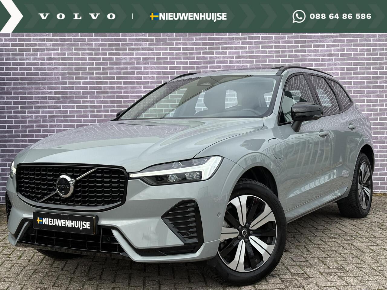 Volvo XC60 2.0 T6 Plug-in hybrid AWD Plus Dark | Adaptieve cruise control | 360° camera | Trekhaak | Stoel- en stuurverwarming | Dode hoek detectie BLIS | Panorama dak | All season banden | Google Auto |