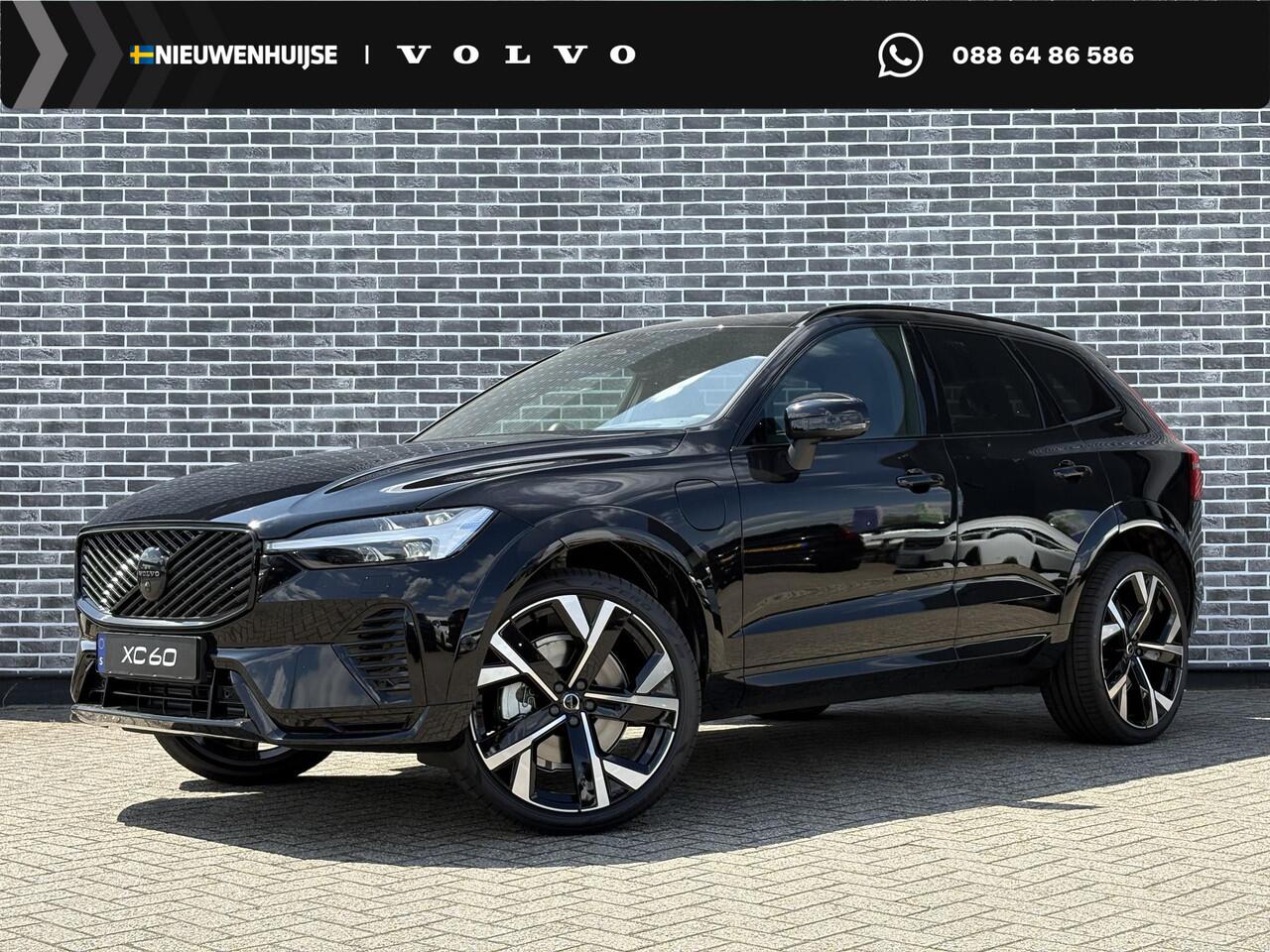Volvo XC60 2.0 T6 Plug-in hybrid AWD Ultra Black Edition | Luchtvering | Bowers en Wilkins audio | Panoramadak | Geventileerde nappa lederen stoelen | Extra getint glas | 22'' velgen | 360 camera