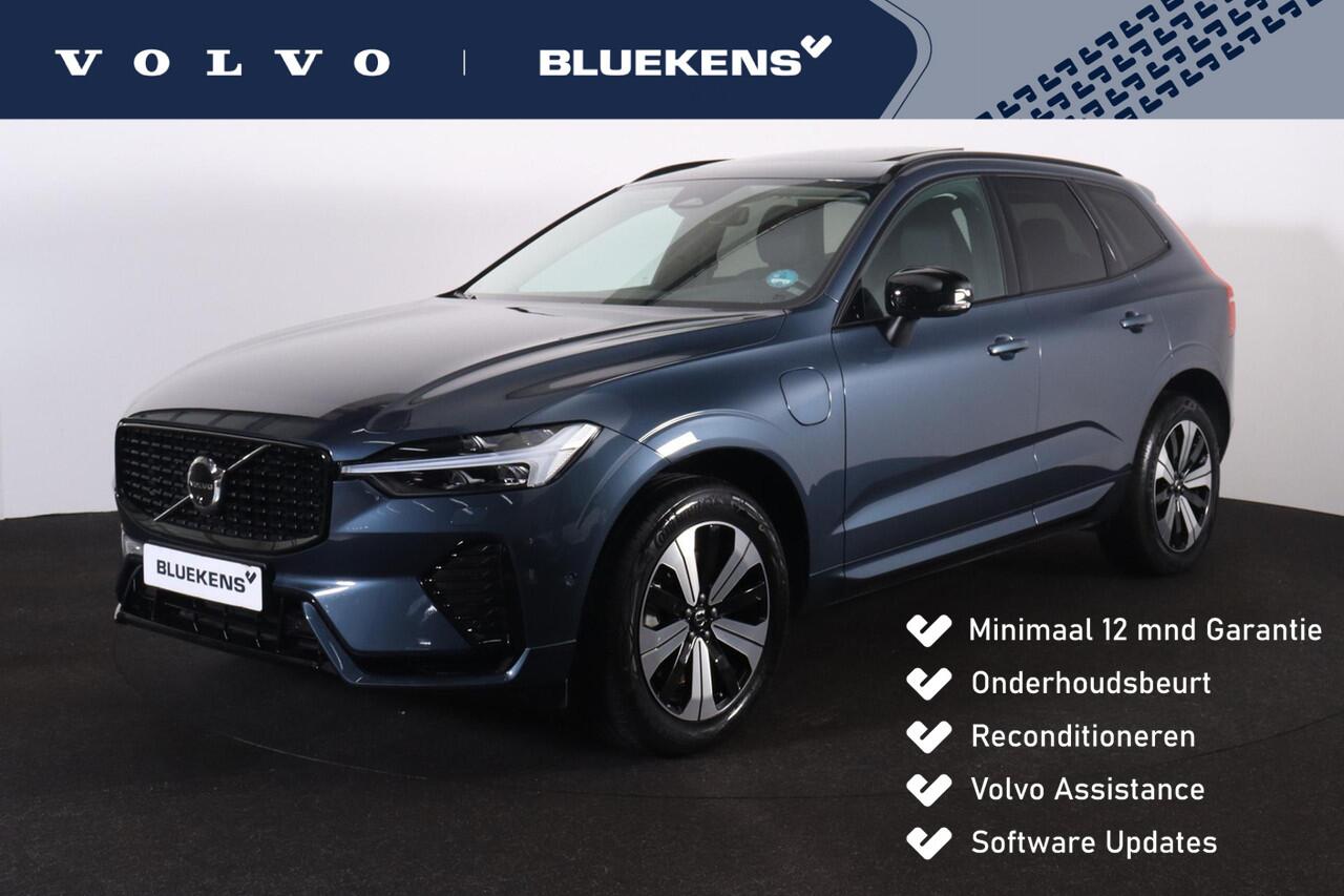 Volvo XC60 T6 Recharge AWD Plus Dark - Panorama/schuifdak - IntelliSafe Assist & Surround - 360º Camera - Harman/Kardon audio - Adaptieve LED koplampen - Verwarmde voorstoelen, stuur & achterbank - Parkeersensoren voor & achter - Elektr. bedienb. voorstoelen met geh