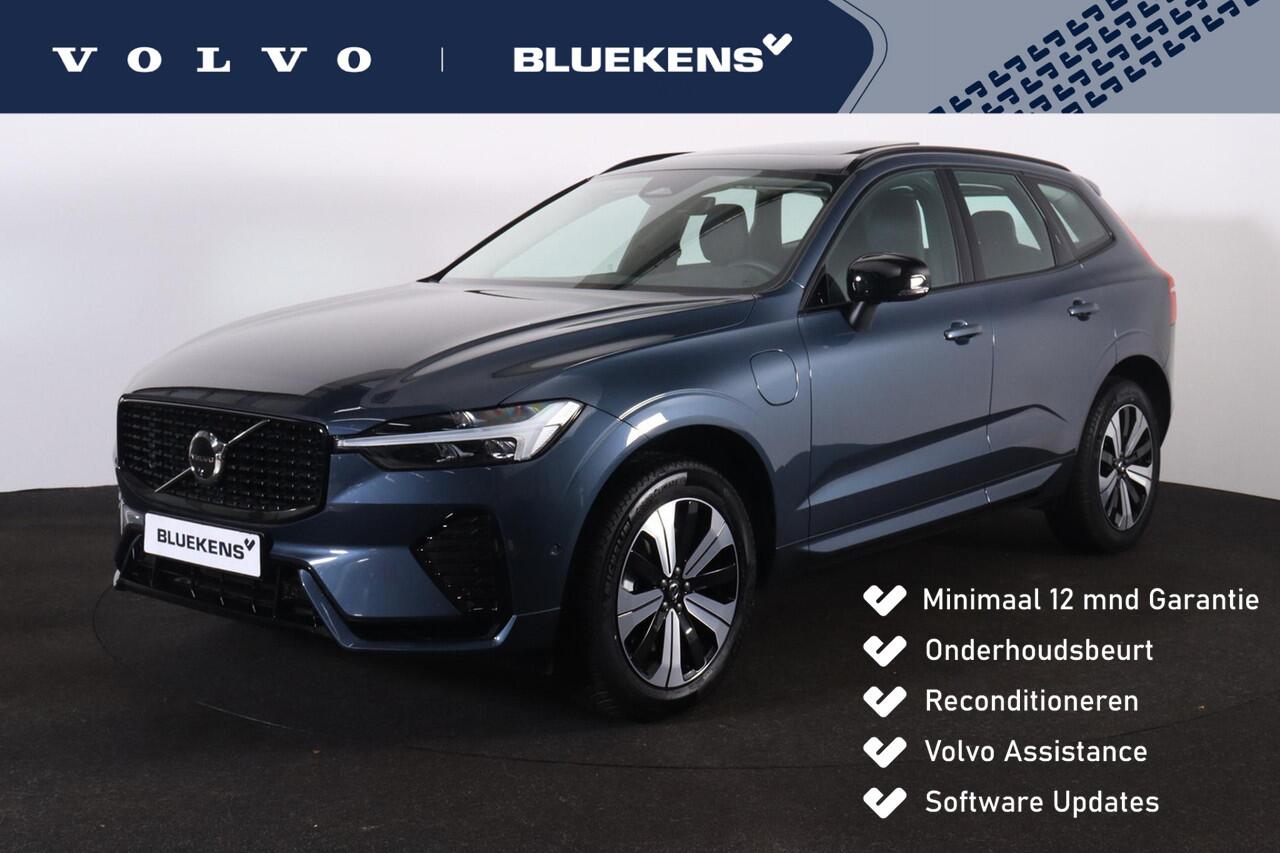 Volvo XC60 T6 Recharge AWD Plus Dark - Panorama/schuifdak - IntelliSafe Assist & Surround - 360º Camera - Verwarmde voorstoelen, stuur & achterbank - Parkeersensoren voor & achter - Elektr. bedienb. voorstoelen met geheugen - Draadloze tel. lader - Elektr. inklapbar