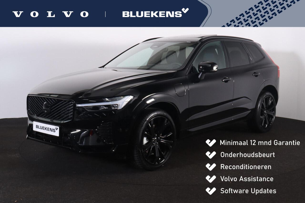 Volvo XC60 T6 Recharge AWD Ultra Black Edition - Panorama/schuifdak - IntelliSafe Assist & Surround - 360º Camera - Harman/Kardon audio - Adaptieve LED koplampen - Verwarmde voorstoelen, stuur & achterbank - Parkeersensoren voor & achter - Elektr. bedienb. voorstoel