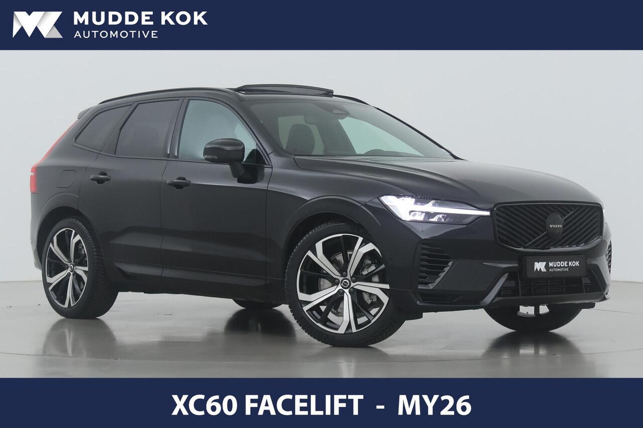 Volvo XC60 T6 Plug-in hybrid Plus Black Edition | FACELIFT | MY2026! | Luchtvering | Head-Up | 360° Camera | ACC