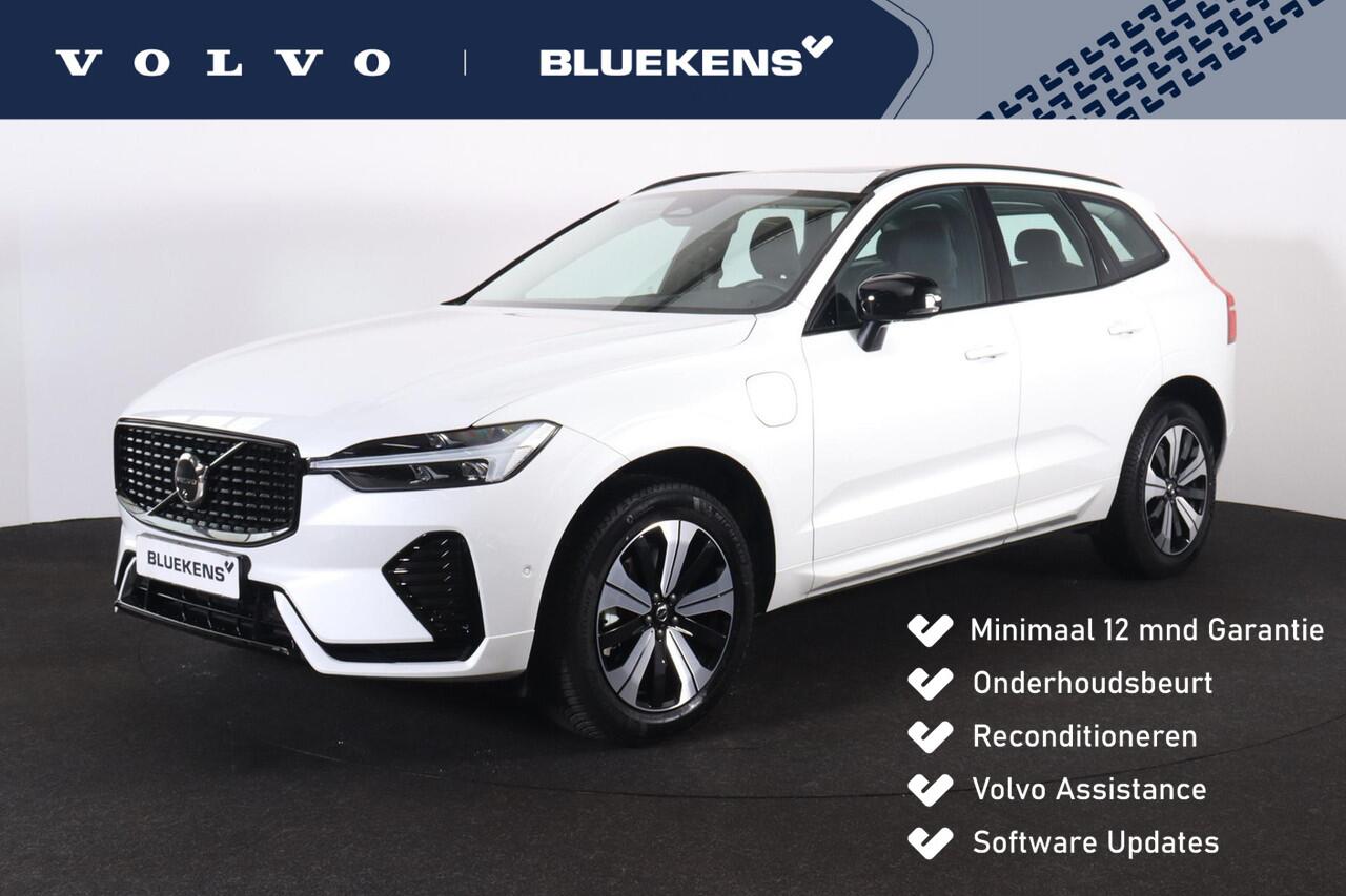 Volvo XC60 T6 Recharge AWD Plus Dark - Panorama/schuifdak - IntelliSafe Assist & Surround - 360º Camera - Verwarmde voorstoelen, stuur & achterbank - Parkeersensoren voor & achter - Elektr. bedienb. voorstoelen met geheugen - Draadloze tel. lader - Elektr. inklapbar