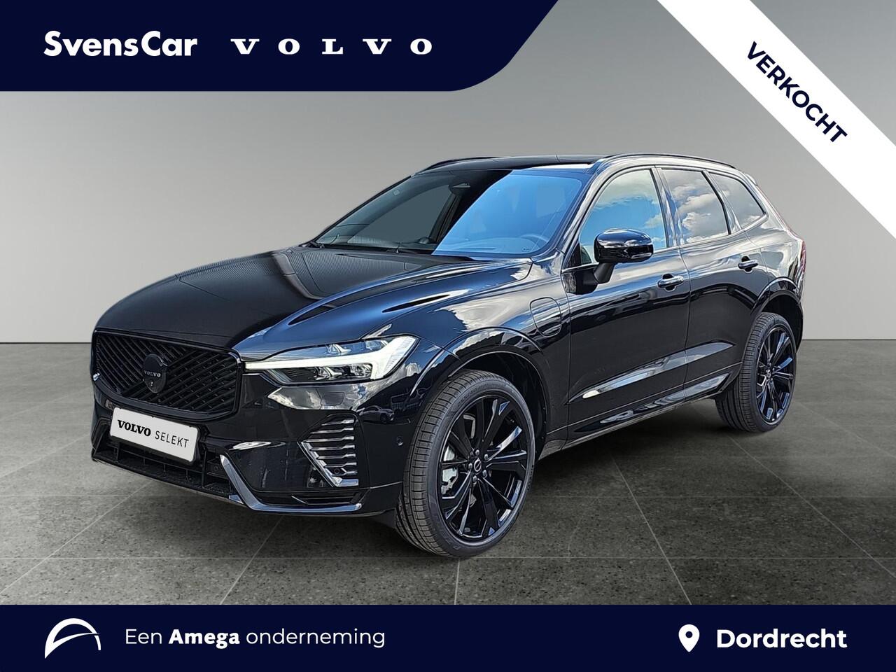 Volvo XC60 2.0 T6 Plug-in hybrid AWD Ultra Black Edition | Luchtvering | Bowers & Wilkins Audio | Extra getint glas | Nappa lederen bekleding |