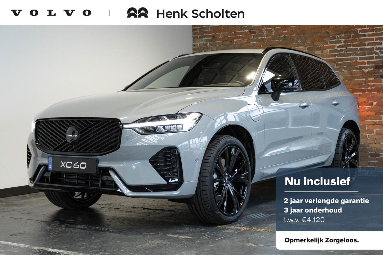 Volvo XC60 T6 Plug-in hybrid AWD Plus Black Edition | Direct Leverbaar | Luchtvering | Head Up Display | Panoramisch Schuif-/Kanteldak | Extra Getint Glas | Adaptieve Cruise Control | BLIS | 21 inch Lichtmetalen Velgen | Keyless | Google Infotainment |