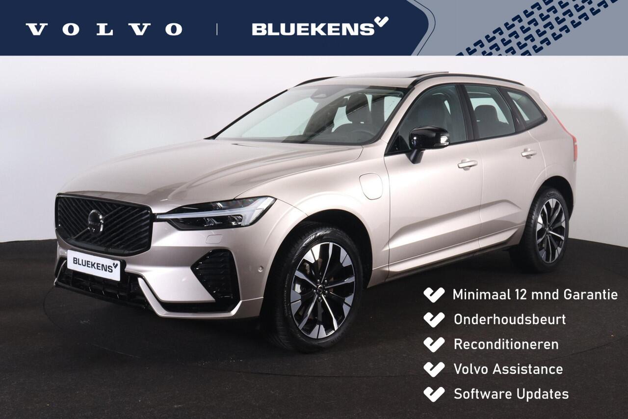 Volvo XC60 T6 Recharge AWD Ultra Dark - Panorama/schuifdak - IntelliSafe Assist & Surround - 360º Camera - Harman/Kardon audio - Adaptieve LED koplampen - Verwarmde voorstoelen, stuur & achterbank - Parkeersensoren voor & achter - Elektr. bedienb. voorstoelen met ge