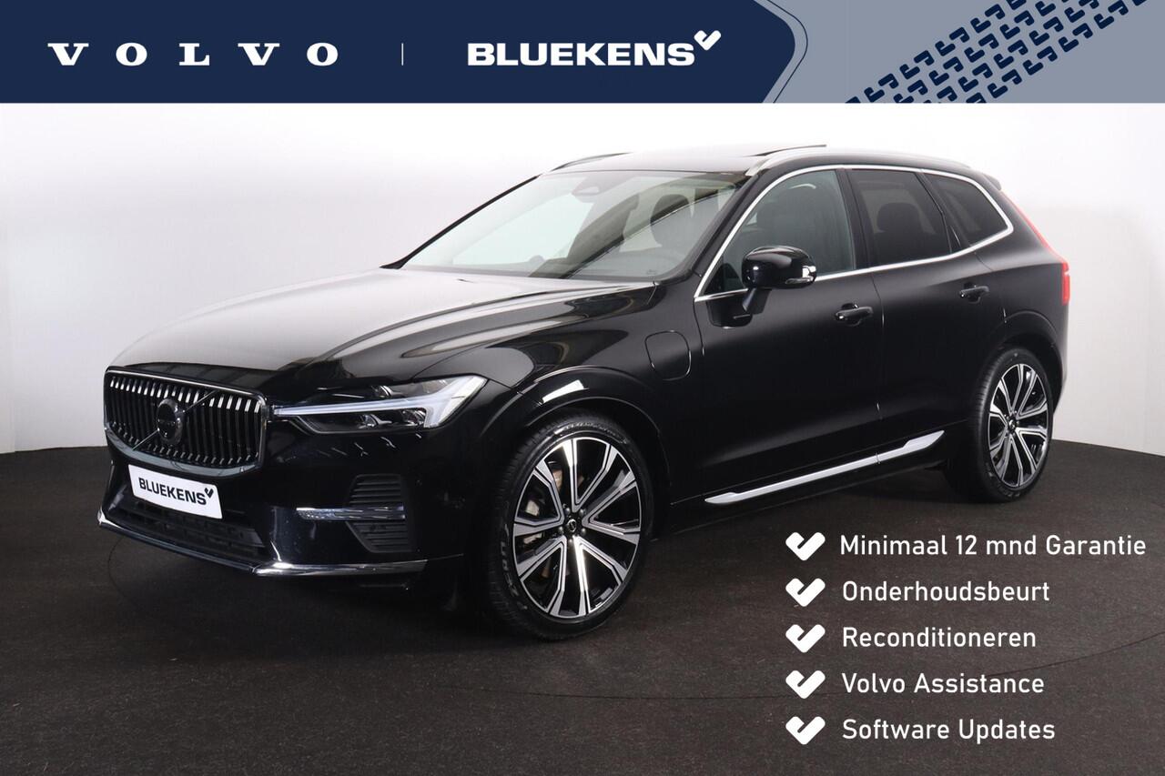Volvo XC60 T6 Recharge AWD Ultra Bright - Luchtvering - Panorama/schuifdak - IntelliSafe Assist & Surround - 360º Camera - Adaptieve LED koplampen - Verwarmde voorstoelen, stuur & achterbank - Parkeersensoren voor & achter - Elektr. bedienb. voorstoelen met geheugen