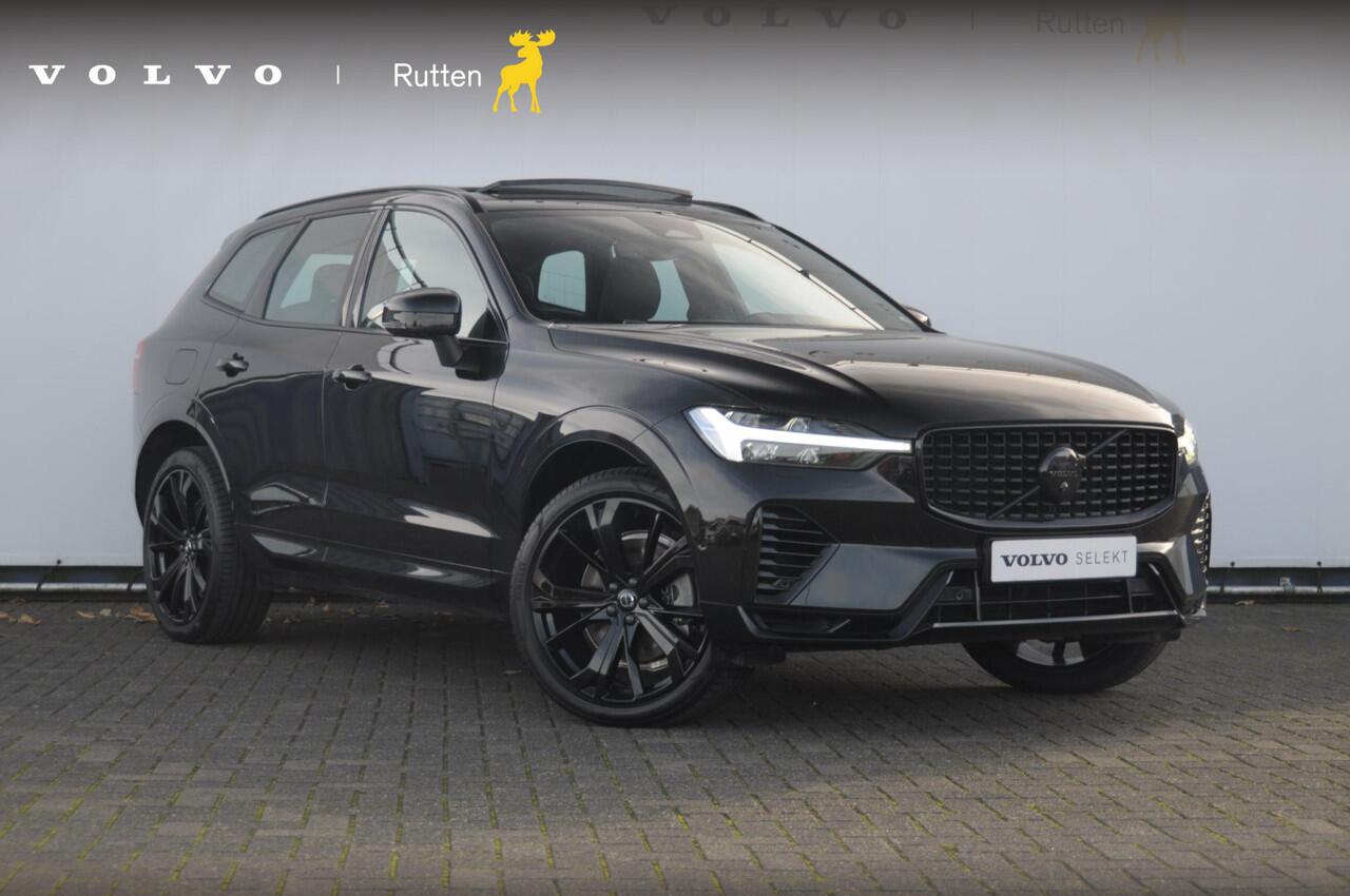 Volvo XC60 T6 350PK Automaat AWD Plus Black Edition / Trekhaak / Panoramadak / BLIS / Adaptieve cruise control / Keyless entry / Stoel - en stuurwielverwarming / elektrische stoelen met geheugen / Parkeersensoren met 360 camera / Elektrische achterklep