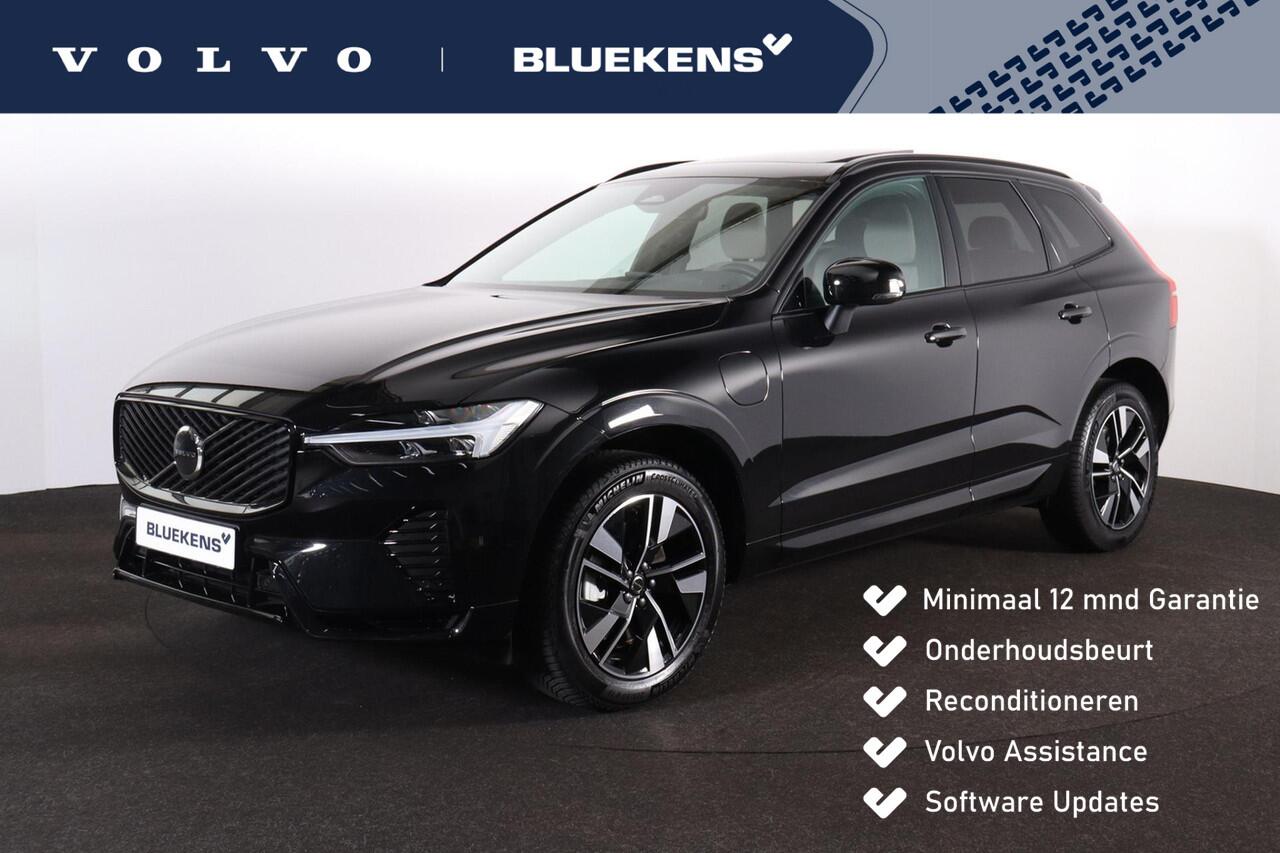 Volvo XC60 T6 Recharge AWD Plus Dark - Panorama/schuifdak - IntelliSafe Assist & Surround - Harman/Kardon audio - Parkeercamera achter - Verwarmde voorstoelen, stuur & achterbank - Parkeersensoren voor & achter - Elektr. bedienb. voorstoelen met geheugen - Draadloze