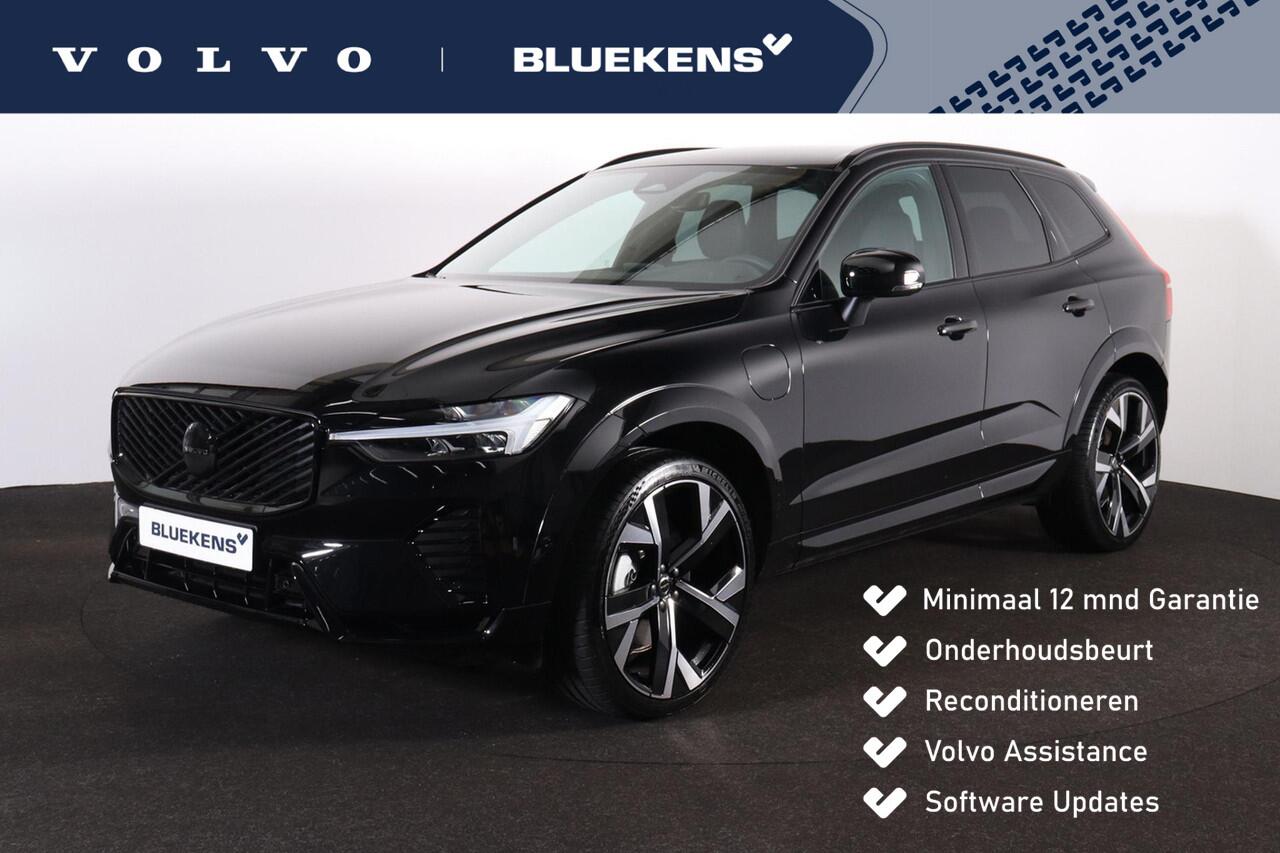 Volvo XC60 T6 Recharge AWD Plus Black Edition - IntelliSafe Assist & Surround - 22" 5-Dubbel Spaaks Glossy Black / Diamond Cut velgen - Harman/Kardon audio - Adaptieve LED koplampen - Parkeercamera achter - Verwarmde voorstoelen, stuur & achterbank - Parkeersensoren