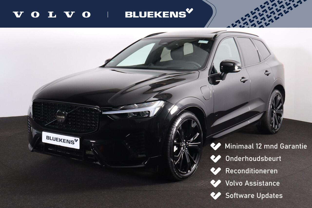 Volvo XC60 T8 Recharge AWD Ultra Black Edition - Luchtvering - Panorama/schuifdak - 360º Camera - Bowers & Wilkins audio - Adaptieve LED koplampen - Verwarmde voorstoelen, stuur & achterbank - Parkeersensoren voor & achter - Elektr. bedienb. voorstoelen met geheugen