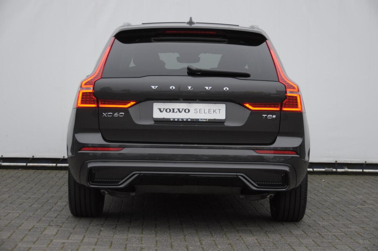 Volvo XC60 T8 455PK Automaat AWD Plus Dark / Adaptieve koplampen / Luchtvering /Adaptieve cruise control / Panoramadak / Apple carplay / Parkeersensoren met 360 camera / Elektrische achterklep / Elektrische stoelen met geheugen / Stoel en stuurwielverwarming