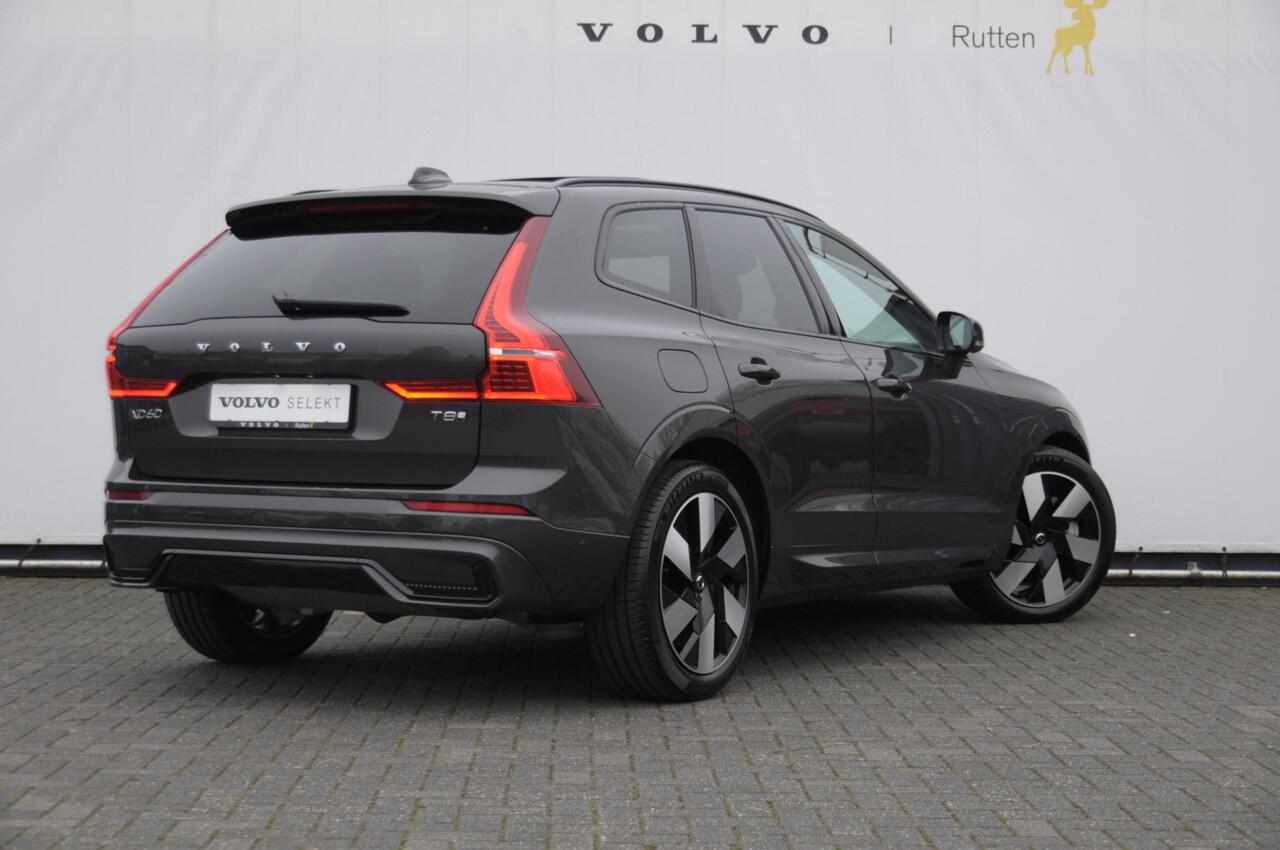 Volvo XC60 T8 455PK Automaat AWD Plus Dark / Adaptieve koplampen / Luchtvering /Adaptieve cruise control / Panoramadak / Apple carplay / Parkeersensoren met 360 camera / Elektrische achterklep / Elektrische stoelen met geheugen / Stoel en stuurwielverwarming