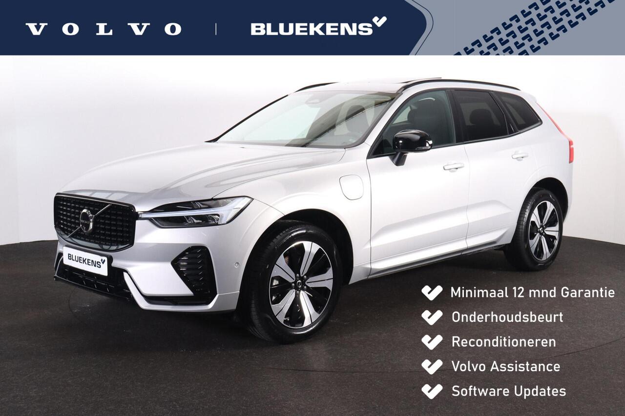 Volvo XC60 T6 Recharge AWD Plus Dark - Panorama/schuifdak - IntelliSafe Assist & Surround - 360º Camera - Verwarmde voorstoelen, stuur & achterbank - Parkeersensoren voor & achter - Elektr. bedienb. voorstoelen met geheugen - Draadloze tel. lader - Extra getint glas