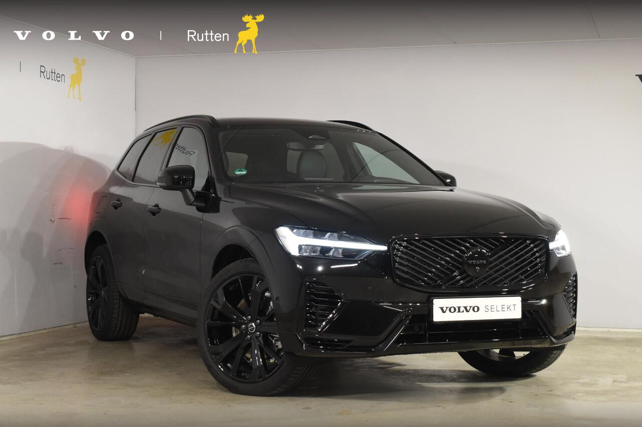 Volvo XC60 T6 350PK Plug-in hybrid AWD Ultra Black Edition / Navigatie / Adaptieve Cruisecontrol / Head Up-Display / Panorama dak / Elektrische stoelen met geheugen / Stuurverwarming / Stoelverwarming v+a / 360 Camera /