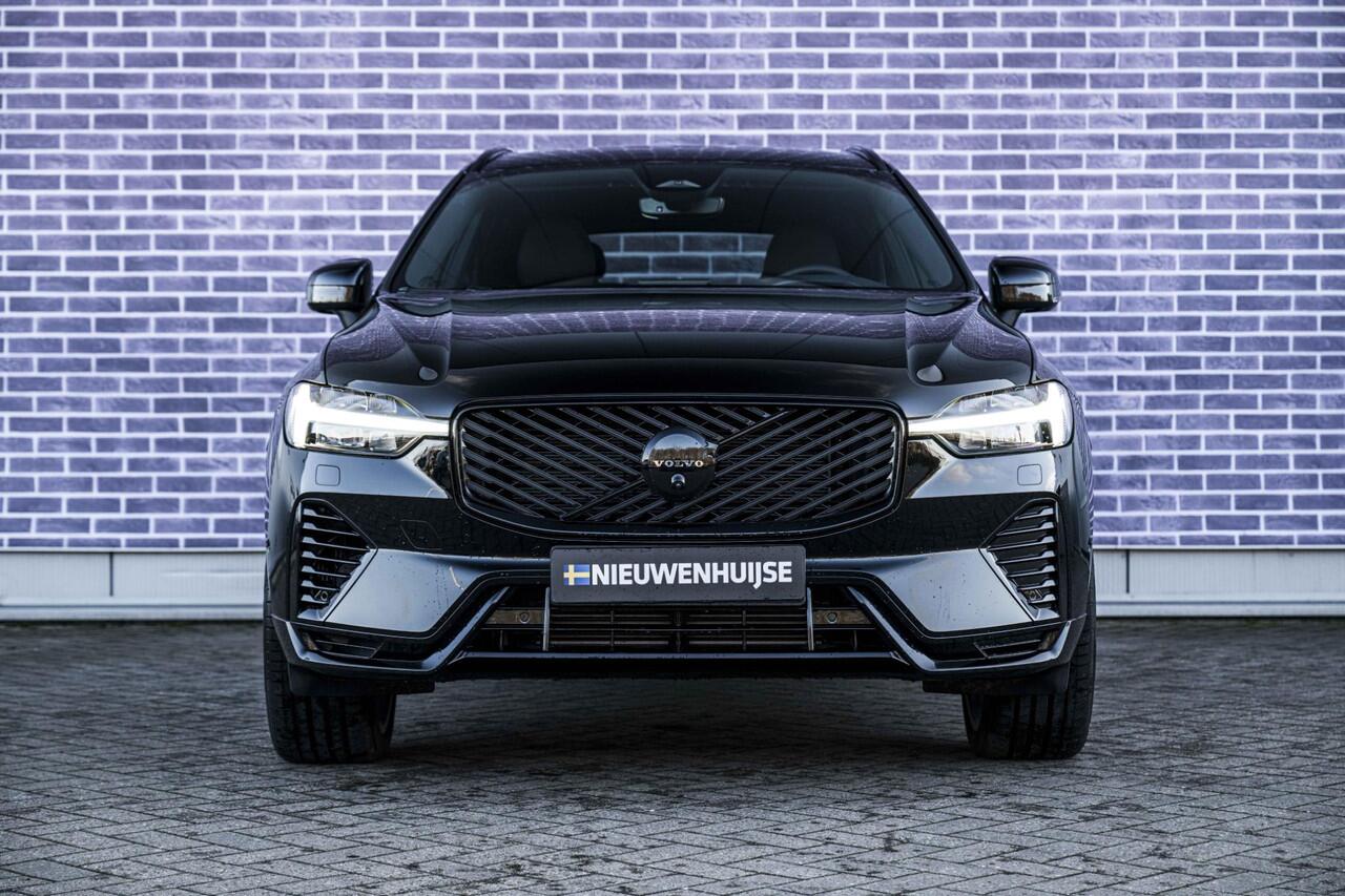 Volvo XC60 2.0 T8 Plug-in hybrid AWD Ultra Black Edition | PHEV | Facelift | Google | Long Range | Adaptieve Cruise Control | Luchtvering | Harman Kardon Audio | Stoelverwarming Voor + Achter | 360 Camera | Keyless | Gelamineerd Glas | DAB | Trekhaak | Stuurverwarmi