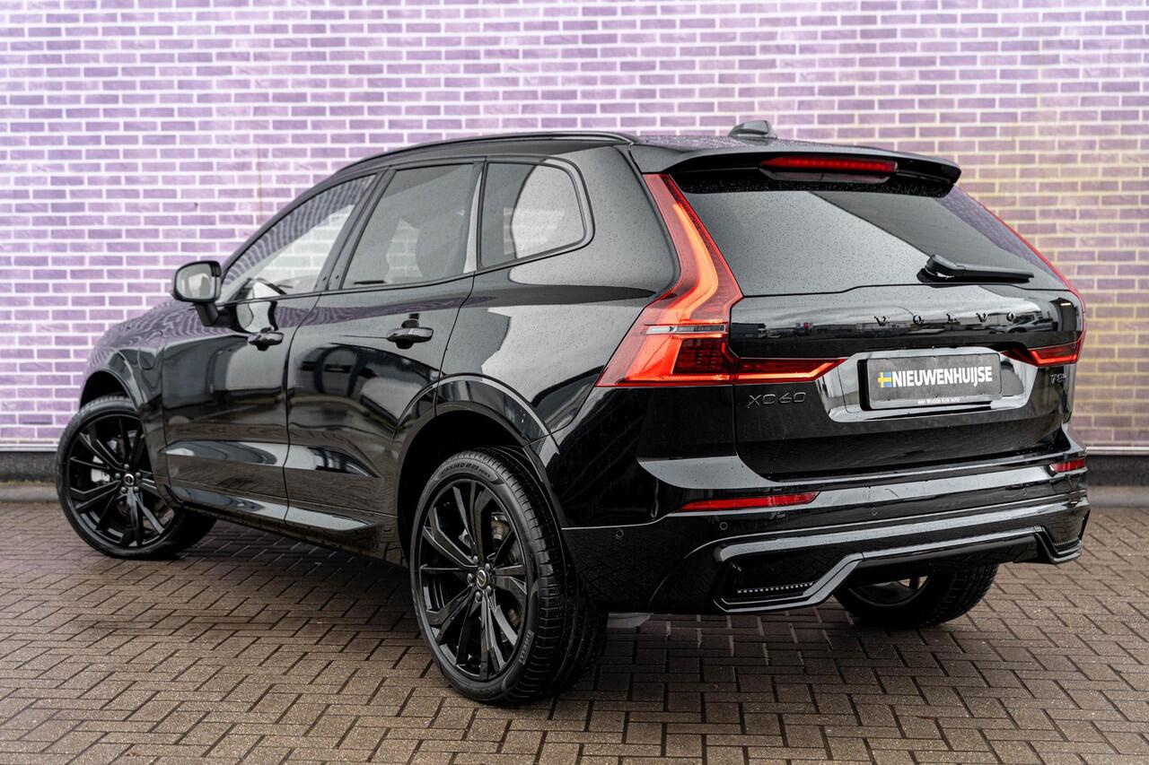 Volvo XC60 2.0 T8 Plug-in hybrid AWD Ultra Black Edition | PHEV | Facelift | Google | Long Range | Adaptieve Cruise Control | Luchtvering | Harman Kardon Audio | Stoelverwarming Voor + Achter | 360 Camera | Keyless | Gelamineerd Glas | DAB | Trekhaak | Stuurverwarmi