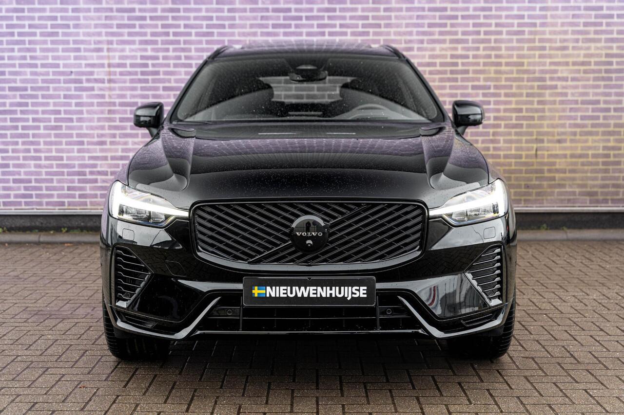Volvo XC60 2.0 T8 Plug-in hybrid AWD Ultra Black Edition | PHEV | Facelift | Google | Long Range | Adaptieve Cruise Control | Luchtvering | Harman Kardon Audio | Stoelverwarming Voor + Achter | 360 Camera | Keyless | Gelamineerd Glas | DAB | Trekhaak | Stuurverwarmi