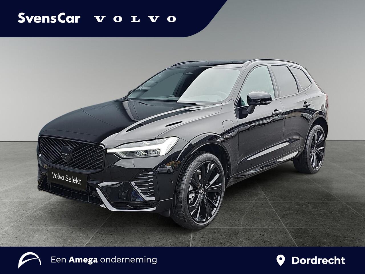 Volvo XC60 2.0 T6 Plug-in hybrid AWD Plus Black Edition | Harman Kardon | Stuur- en stoelverwarming | 360 graden camera | Panoramadak | Lederen bekleding