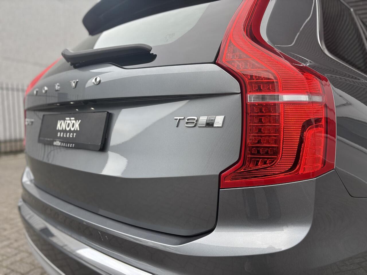 Volvo XC90 2.0 T8 Twin Engine AWD Inscription Automaat / 7 Persoons / Panoramadak / Harman Kardon / Comfortstoelen / Trekhaak / 20 Inch / Stoelverwarming / Achteruitrijcamera / LED / Elektrisch Verstelbare Stoelen
