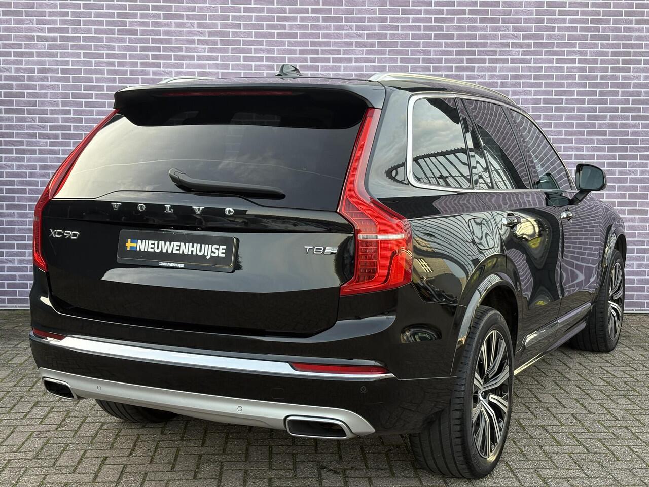 Volvo XC90 2.0 T8 Twin Engine AWD Inscription | Trekhaak | Massage stoelen | Geventileerde/verwarmde voorstoelen | Harman/Kardon | BLIS | Schuif/kantel panorama dak | Applecarplay/androidauto | 360 camera | Adaptieve cruise control | extra getint glas |