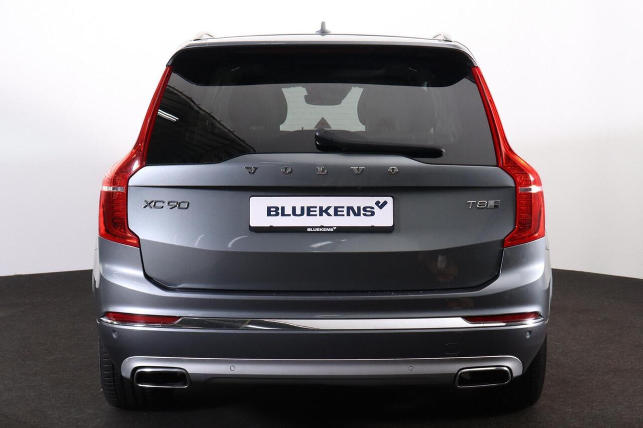 Volvo XC90 T8 Recharge AWD Inscription Intro Edition - Luchtvering - Panorama/schuifdak - IntelliSafe Assist & Surround - 360º camera - Bowers & Wilkins audio - Adaptieve LED koplampen - Verwarmde voorstoelen, stuur & achterbank - Parkeersensoren voor & achter - Ele