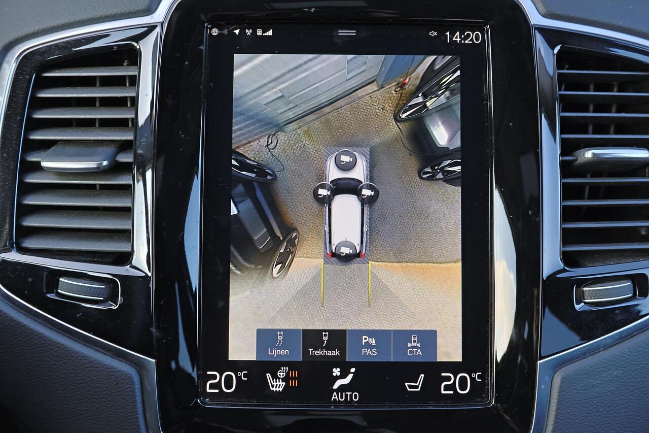 Volvo XC90 T8 Recharge AWD Inscription - IntelliSafe Assist & Surround - 360º Camera - Harman/Kardon audio - Adaptieve LED koplampen - Verwarmde voorstoelen, stuur & achterbank - Parkeersensoren voor & achter - Elektr. bedienb. voorstoelen met geheugen - Draadloze t