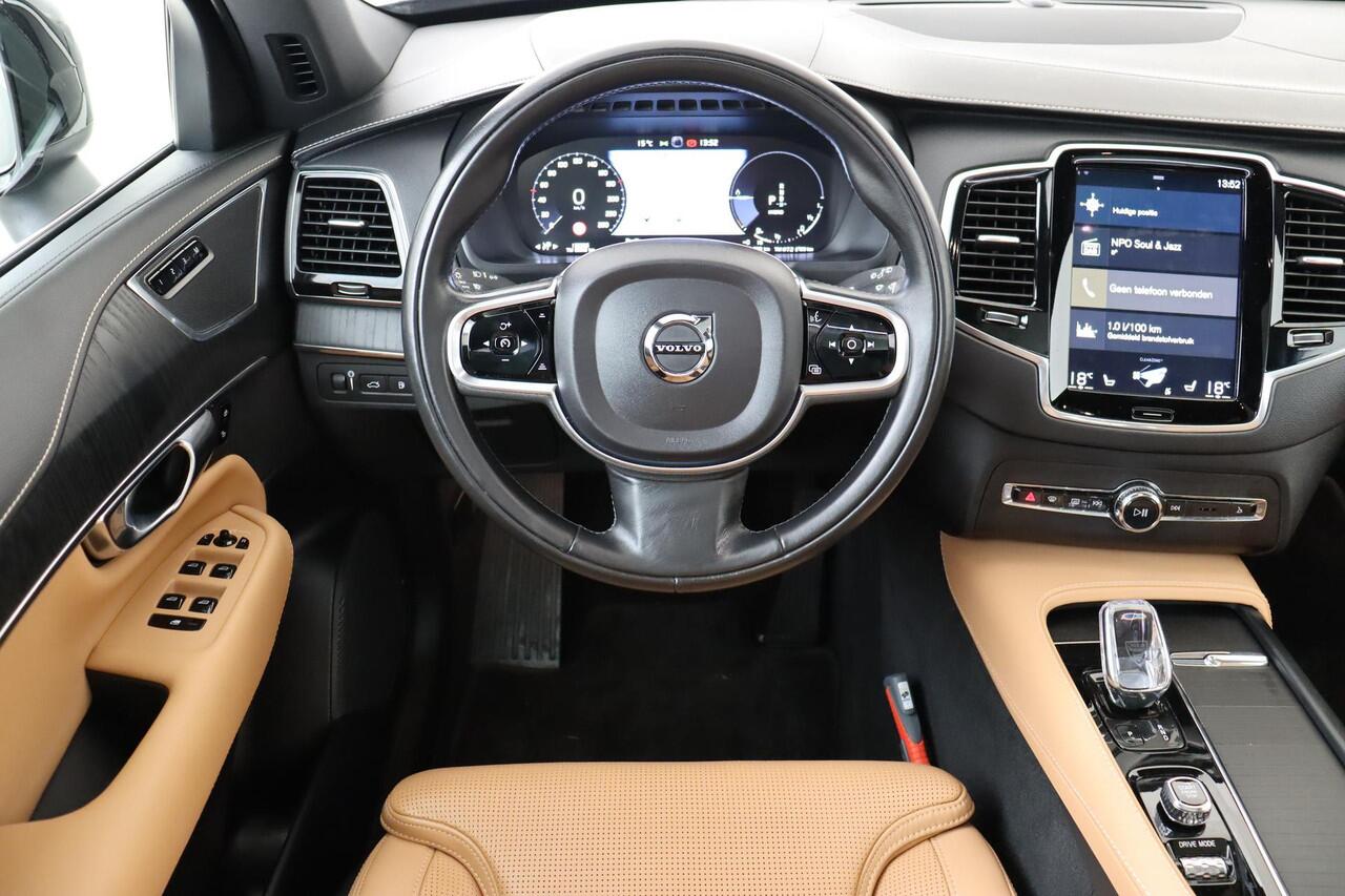 Volvo XC90 T8 RECHARGE AWD INSCRIPTION -PANO.DAK|GEVENT.LEDER+MASSAGE|LUCHTVERING|POWER-SEATS|360°CAM|AUT.PARKEREN|BLIS|HEAD-UP DISP.|22"